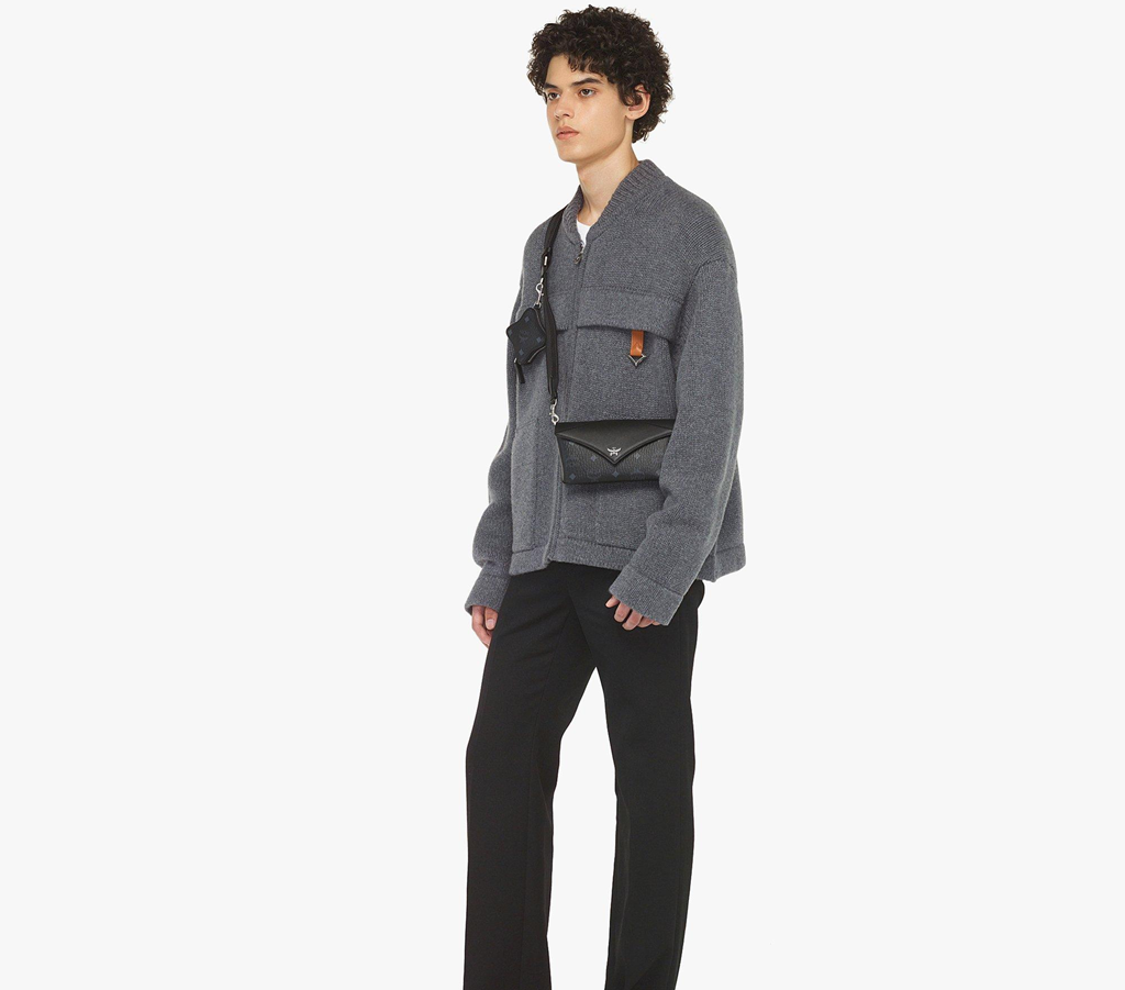 Túi MCM Diamond Crossbody 'Black' MYZEAAK04BK001 - Ảnh 5