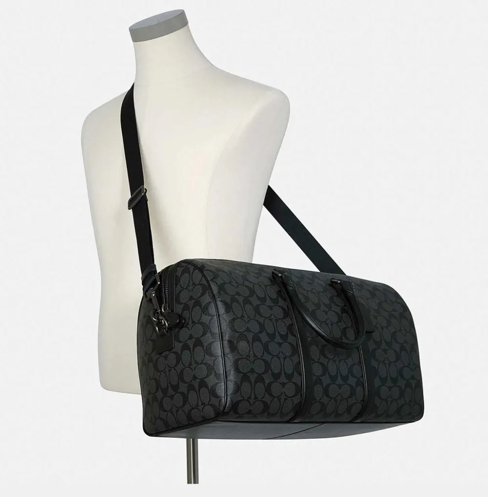 Túi Coach Venturer Bag In Signature Canvas 'Black' C5305-QBMI5 - Ảnh 4