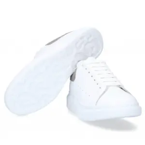 Giày Alexander McQueen Oversized Sneaker ‘Lead Crocodile’ 625162-WHZ4K-9597 - Ảnh 5