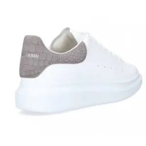 Giày Alexander McQueen Oversized Sneaker ‘Lead Crocodile’ 625162-WHZ4K-9597 - Ảnh 3
