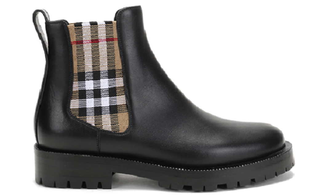 Giày Burberry Vintage Leather Chelsea Boots 'Black' 80423631
