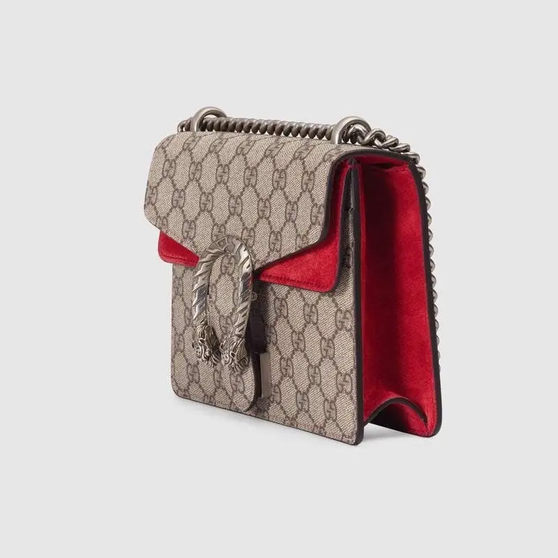 Alternative view of Túi Gucci GG Supreme Dionysus Mini Bag With Red Detail 421970-KHNRN-8698