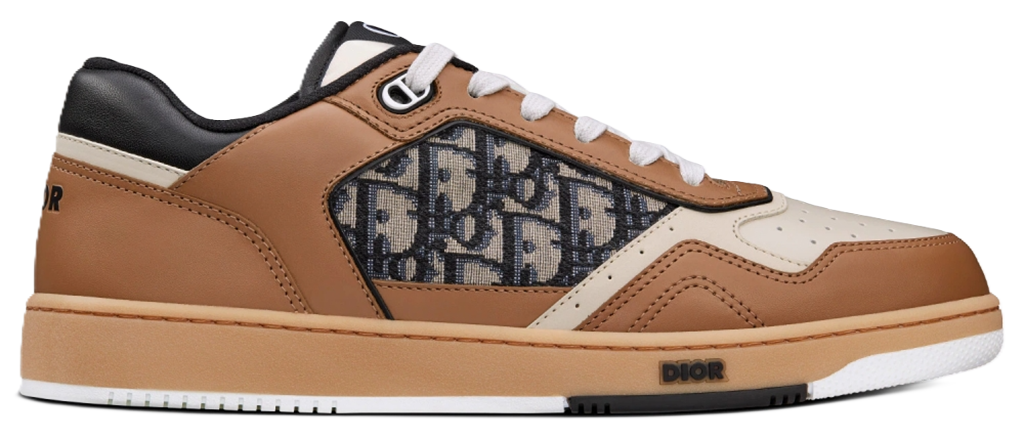 Giày Dior B27 Low Top Smooth Calfskin 'Coffee Black' 3SN272ZIR-H761