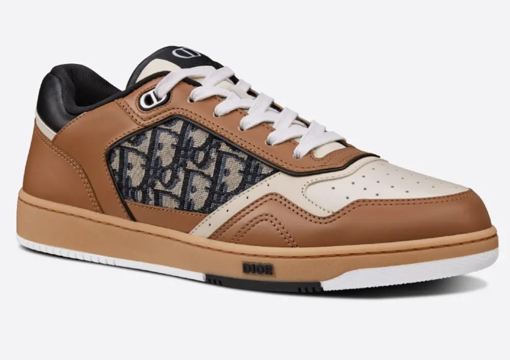 Giày Dior B27 Low Top Smooth Calfskin 'Coffee Black' 3SN272ZIR-H761 - Ảnh 4