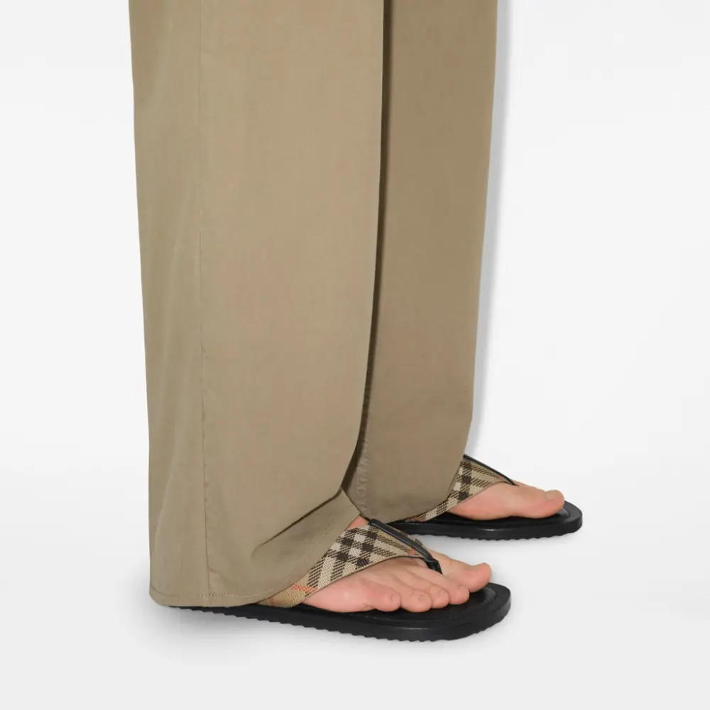 Alternative view of Dép Burberry Check Pavilion Sandals​ 'Sand' 81091621