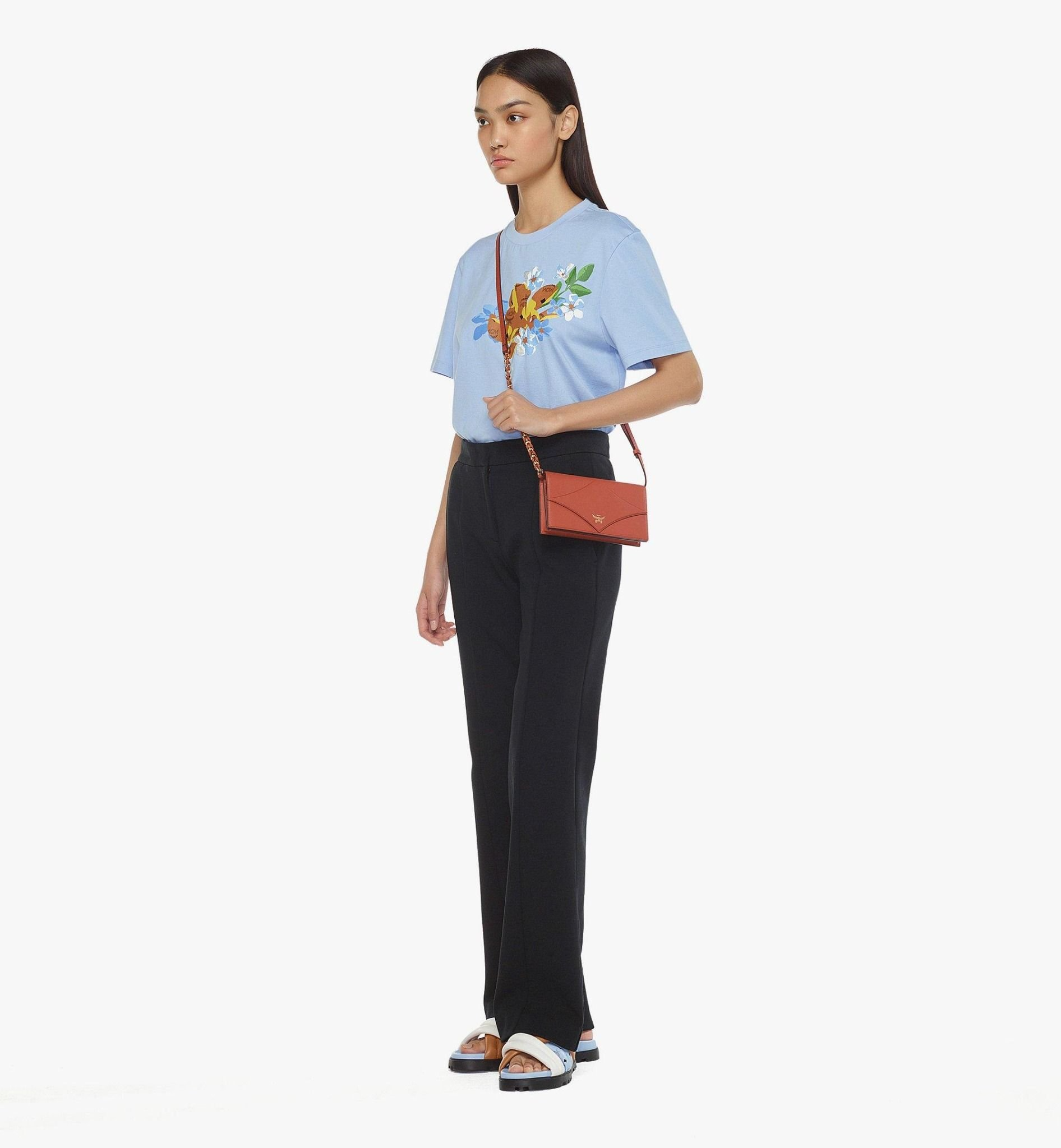 Túi MCM Diamond Chain Wallet 'Brown' MYLESAK01C7001 - Ảnh 6