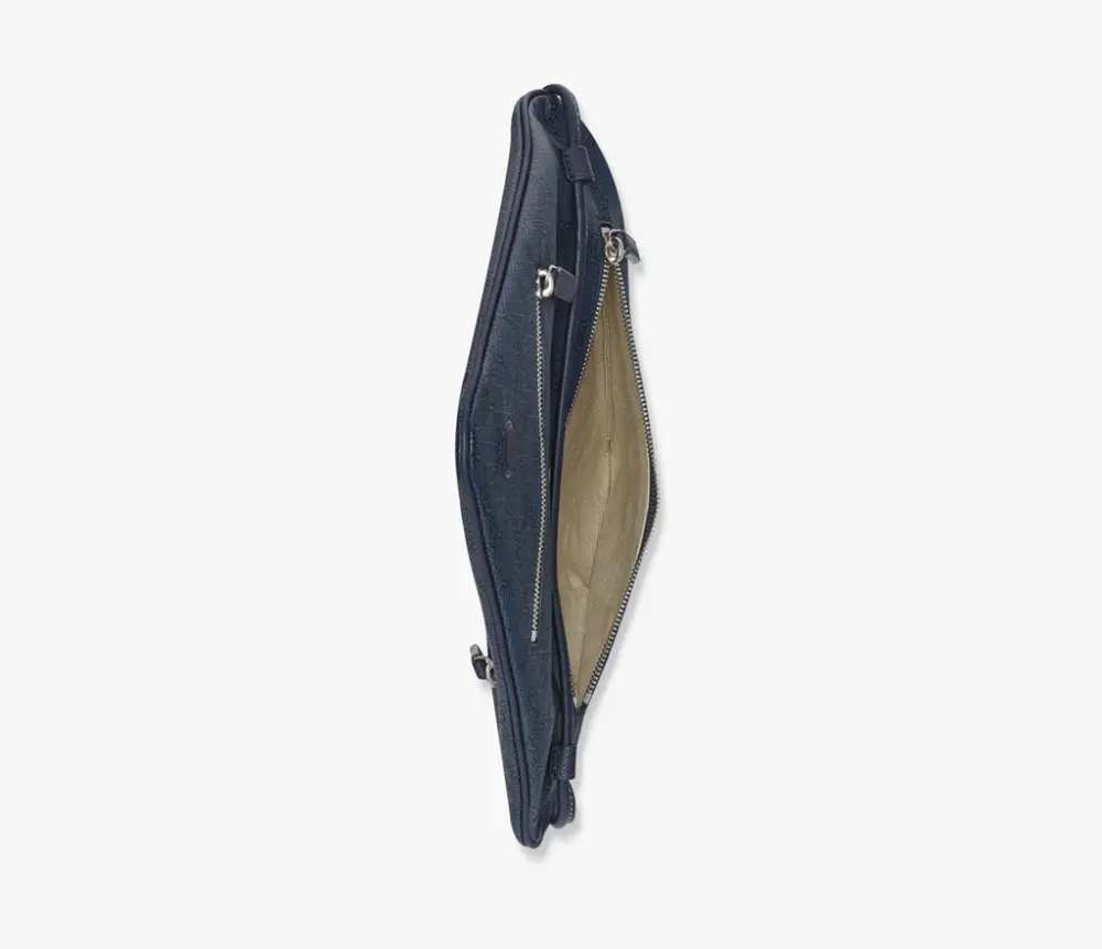 Túi MCM Himmel Triangle Pouch 'Blue' MXZESAC06VC001 - Ảnh 3