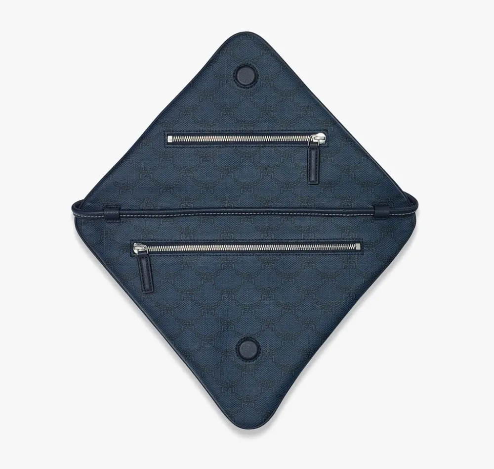Alternative view of Túi MCM Himmel Triangle Pouch 'Blue' MXZESAC06VC001