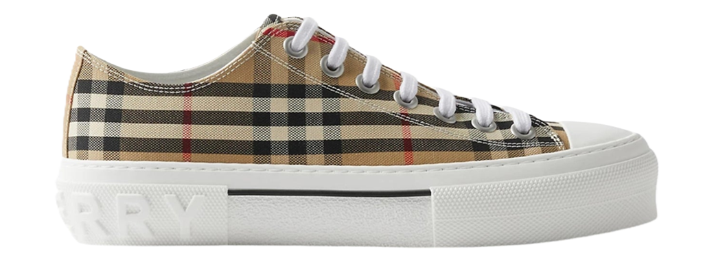 Giày Burberry Vintage Check Cotton Sneakers 'Archive Beige' 80505061