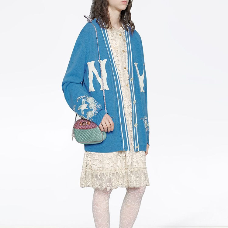 Túi Gucci Trapuntata Shoulder Bag 534951-0U14X-5879 - Ảnh 8