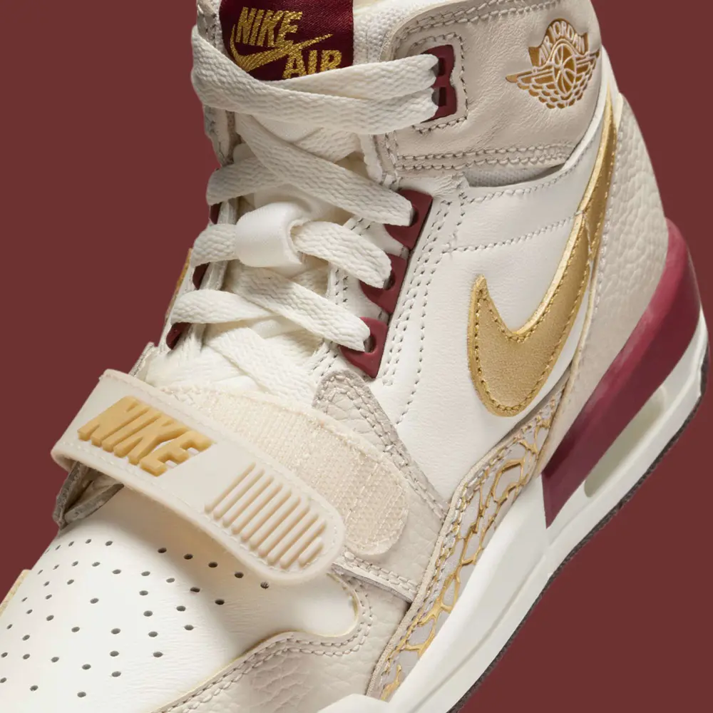 Giày Nike Air Jordan Legacy 312 GS Year Of The Snake ‘Burgundy Tint’ IB4914-161 - Ảnh 5