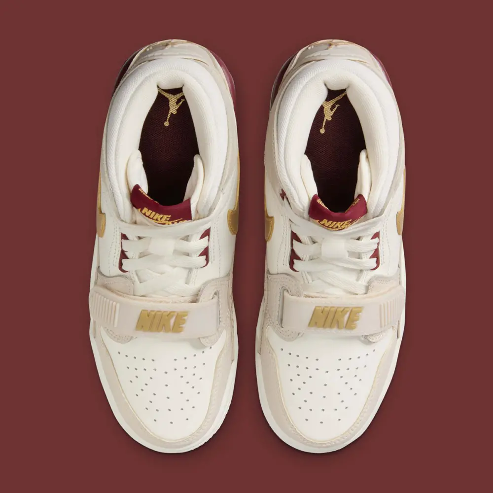 Giày Nike Air Jordan Legacy 312 GS Year Of The Snake ‘Burgundy Tint’ IB4914-161 - Ảnh 4