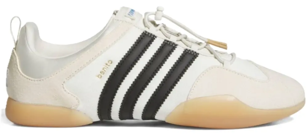 Giày Adidas Ballerina x Bad Bunny ‘Off White Black Gum’ JQ9229