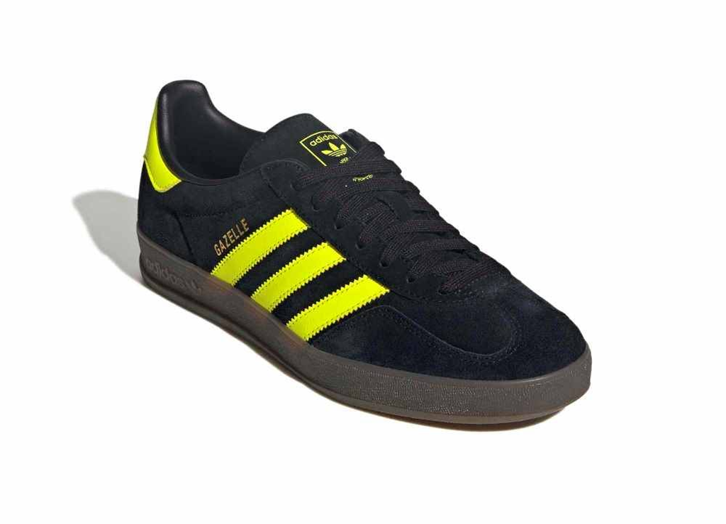 Alternative view of Giày Adidas Gazelle Indoor ‘Core Black Solar Yellow’ JR3841