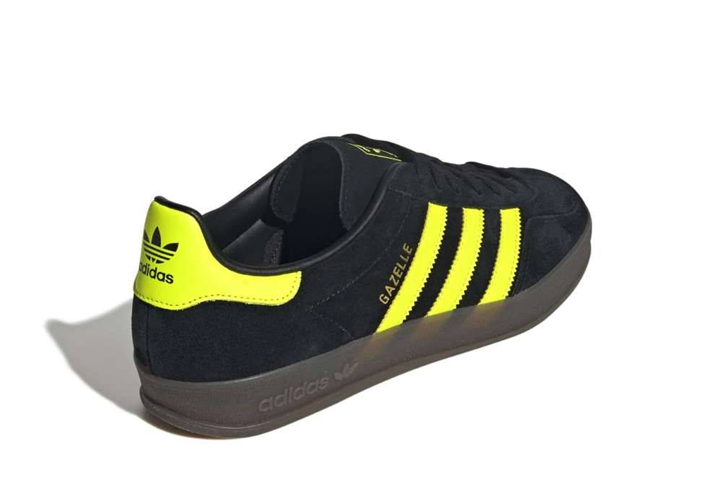 Giày Adidas Gazelle Indoor ‘Core Black Solar Yellow’ JR3841 - Ảnh 3
