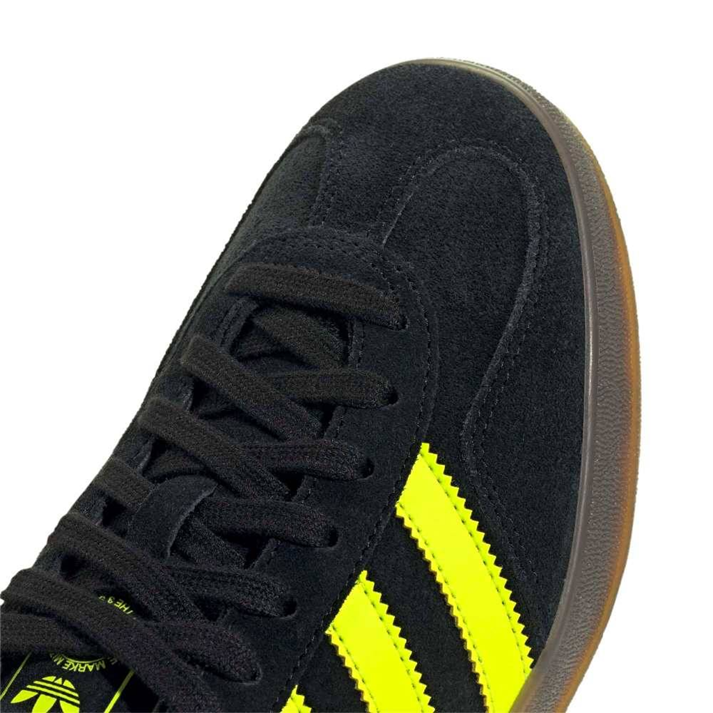 Giày Adidas Gazelle Indoor ‘Core Black Solar Yellow’ JR3841 - Ảnh 4