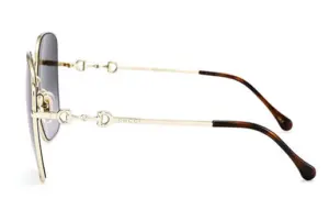 Kính Gucci Sunglasses ‘Gold Grey Gradient’ GG0879S-001 - Ảnh 3