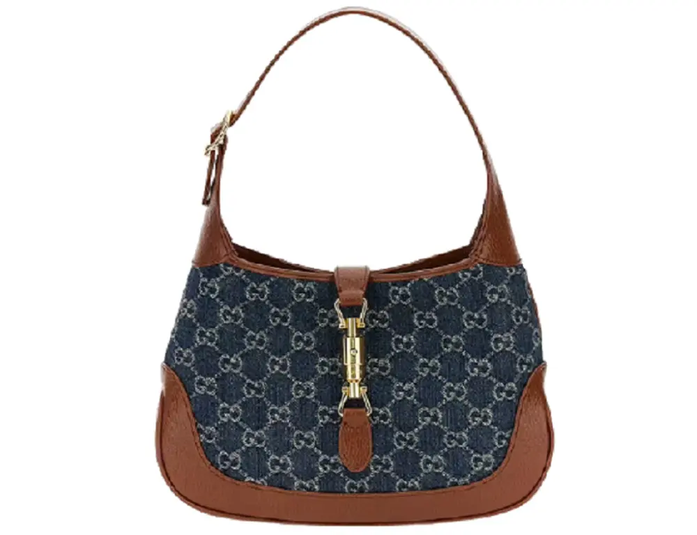 Túi Gucci Jackie 1961 Shoulder 'Dark Blue And Brown' 636706-2KQGG-8375