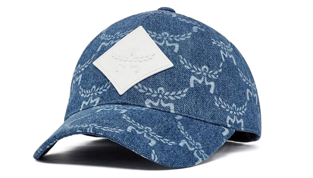 Mũ MCM Lauretos Denim Cap 'Indigo' MECEAMM02LI001