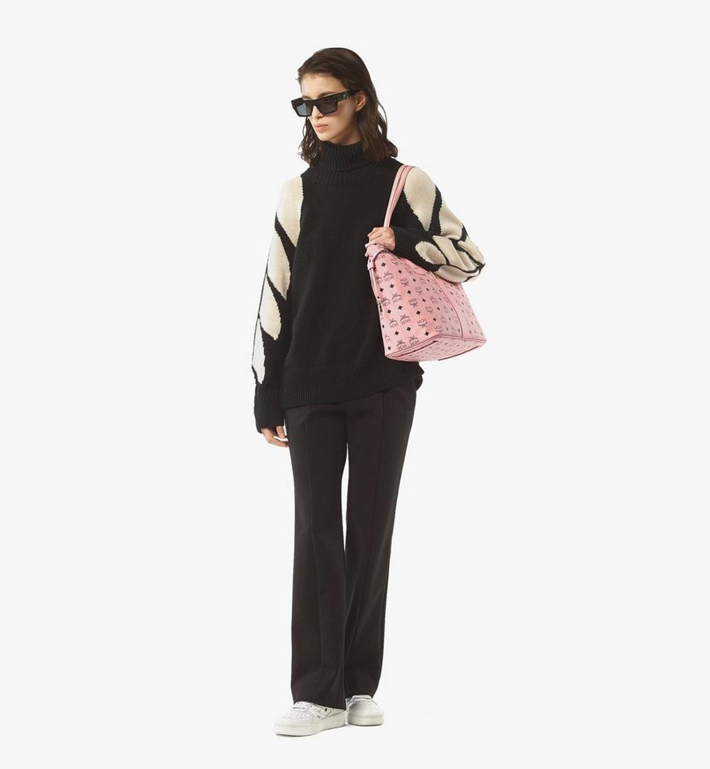 Alternative view of Túi MCM Liz Shopper in Visetos 'Soft pink' MWPFSLR03PZ001