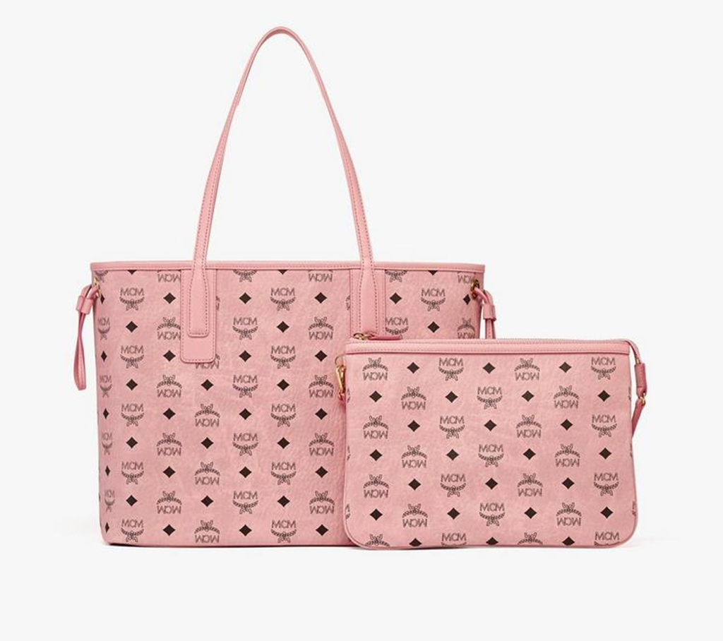 Túi MCM Liz Shopper in Visetos 'Soft pink' MWPFSLR03PZ001 - Ảnh 5