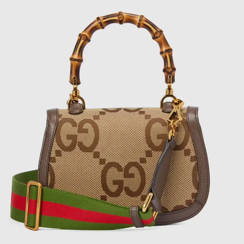 Alternative view of Túi Gucci Small Jumbo GG With Bamboo 'Caramel' ‎675797-UKMDT-2570