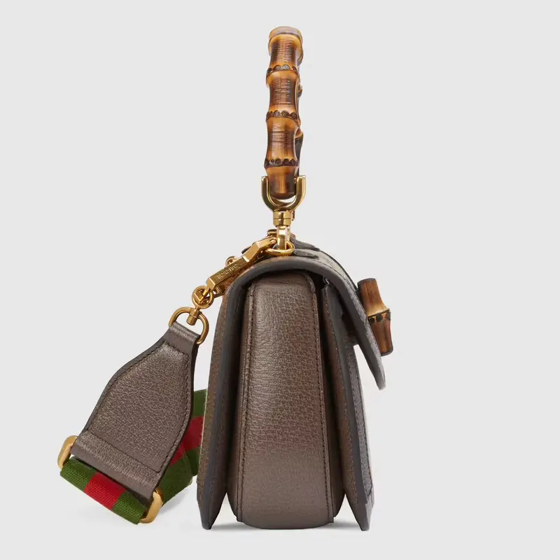Túi Gucci Small Jumbo GG With Bamboo 'Caramel' 675797-UKMDT-2570 - Ảnh 3