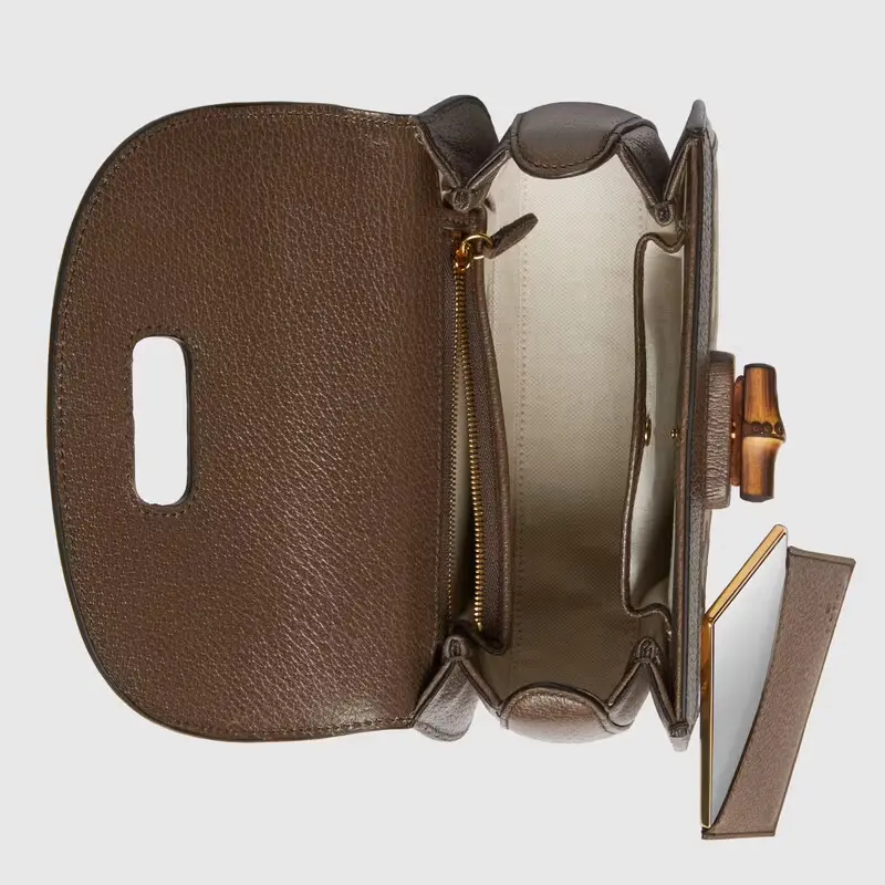 Túi Gucci Small Jumbo GG With Bamboo 'Caramel' 675797-UKMDT-2570 - Ảnh 4