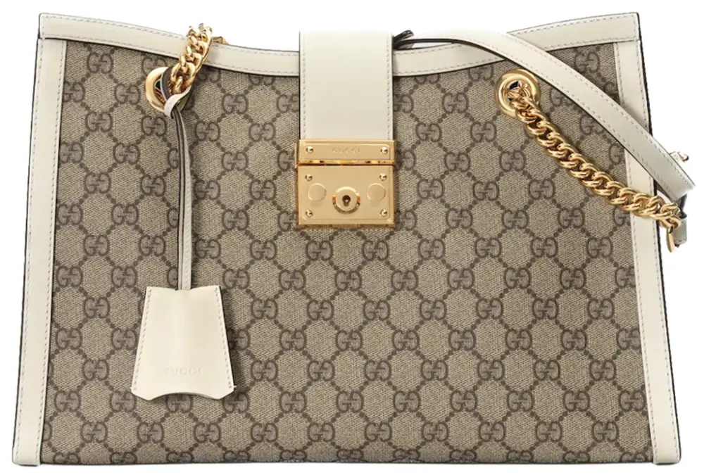 Túi Gucci Padlock GG Medium Shoulder GG Supreme 'White' 479197-KHNKG-9761