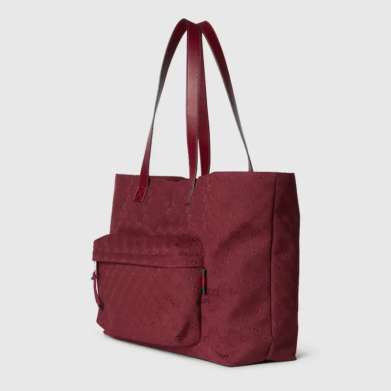 Túi Gucci Large GG Tote Bag 'Rosso' 802166-FADUV-6449 - Ảnh 5