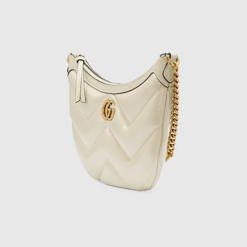 Alternative view of Túi Gucci GG Marmont Small Shoulder Bag 'White Leather' 777263-AAC74-9206