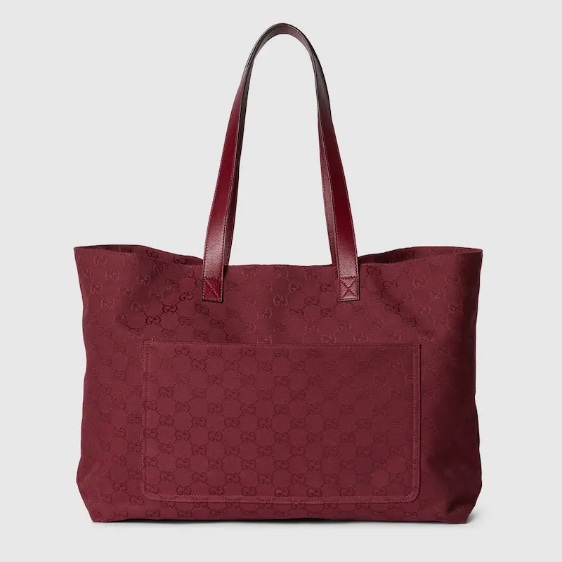 Túi Gucci Large GG Tote Bag 'Rosso' 802166-FADUV-6449 - Ảnh 4