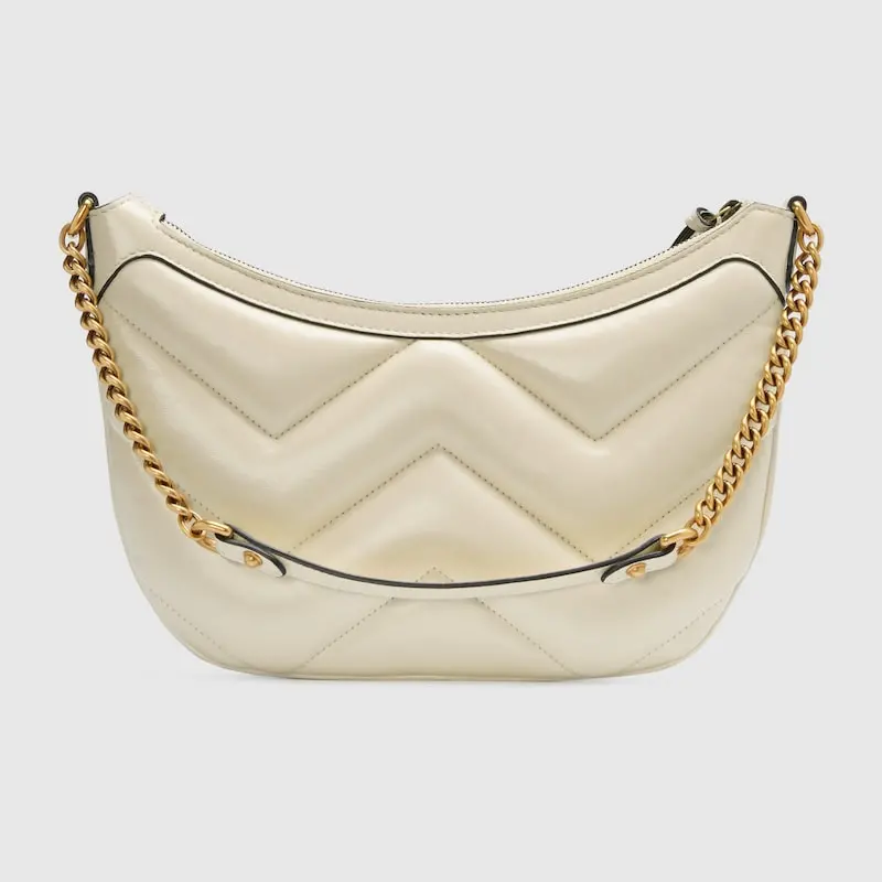Túi Gucci GG Marmont Small Shoulder Bag 'White Leather' 777263-AAC74-9206 - Ảnh 3