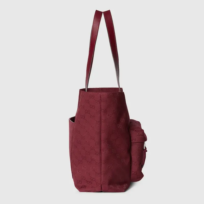 Túi Gucci Large GG Tote Bag 'Rosso' 802166-FADUV-6449 - Ảnh 3
