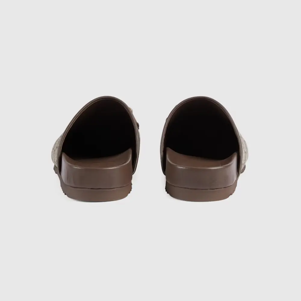 Giày Gucci GG Supreme Horsebit Slipper 'Beige' 749815-KHN80-9769 - Ảnh 3
