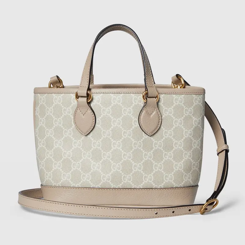 Túi Nữ Gucci Ophidia Mini Tote Bag 'Beige White' 811716-FAA4G-9897 - Ảnh 2
