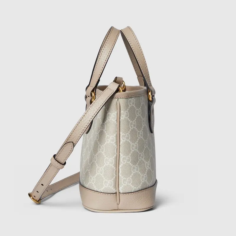 Túi Nữ Gucci Ophidia Mini Tote Bag 'Beige White' 811716-FAA4G-9897 - Ảnh 5