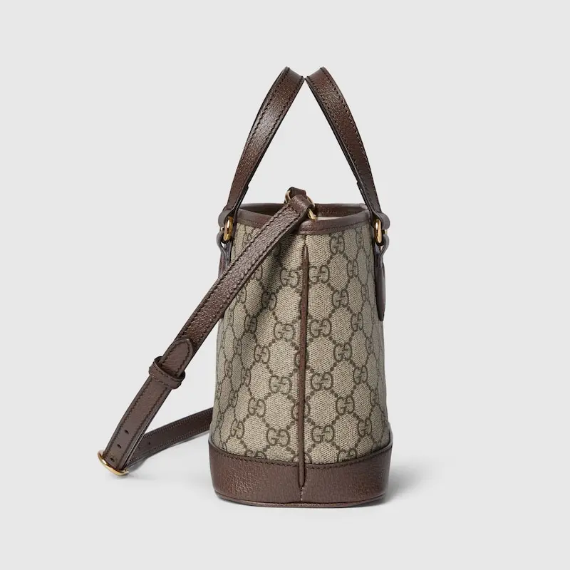 Túi Nữ Gucci Ophidia Mini Tote Bag 'Beige Brown' 811716-K9GSG-8358 - Ảnh 5