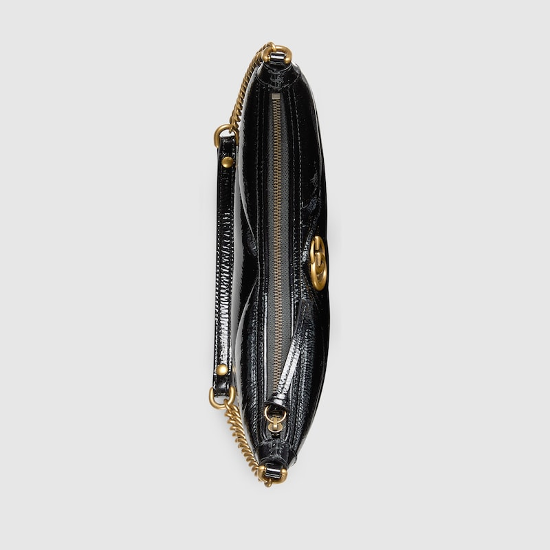 Túi Gucci GG Marmont Small Shoulder Bag 'Black Patent' 777263-0AABA-1000 - Ảnh 6