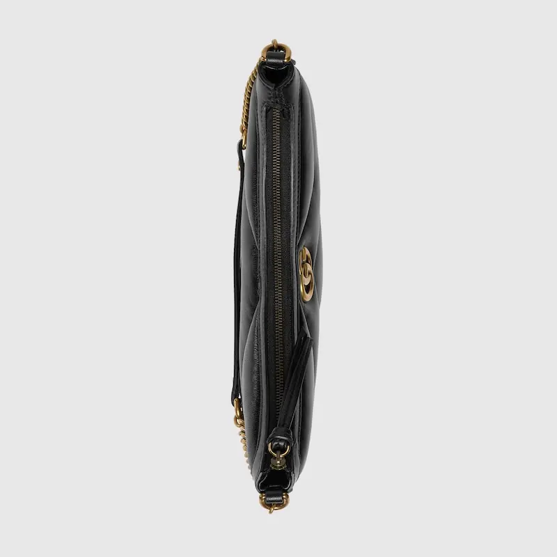 Túi Gucci GG Marmont Small Shoulder Bag 'Black Leather' 777263-AAC74-1000 - Ảnh 5