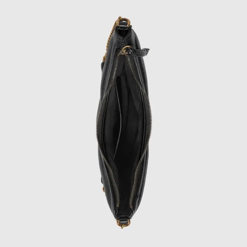 Túi Gucci GG Marmont Small Shoulder Bag 'Black Leather' 777263-AAC74-1000 - Ảnh 6
