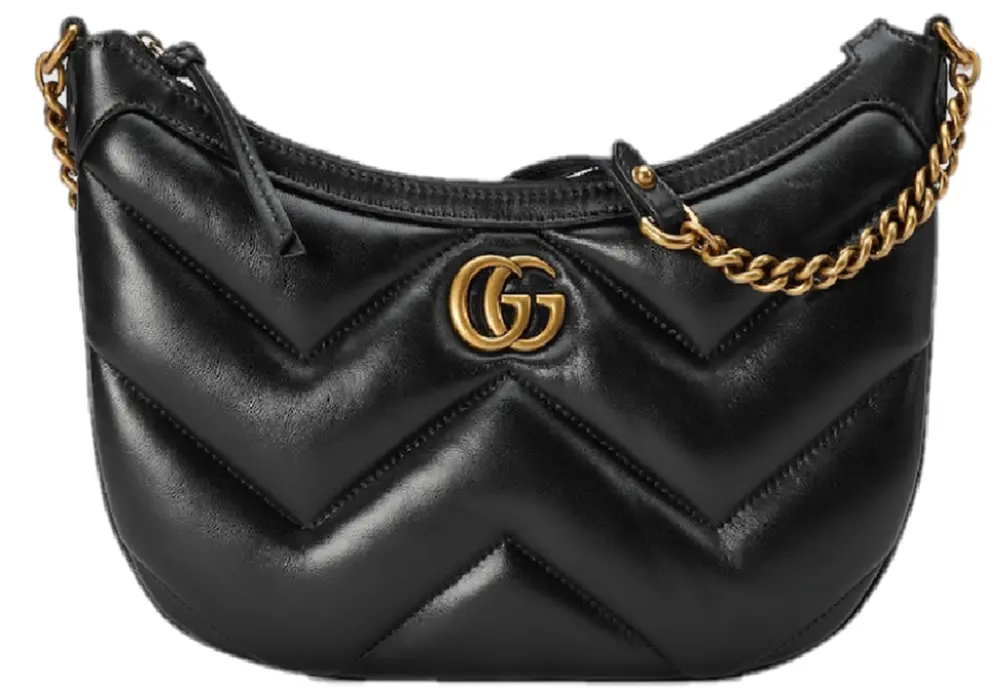 Túi Gucci GG Marmont Small Shoulder Bag 'Black Leather' 777263-AAC74-1000