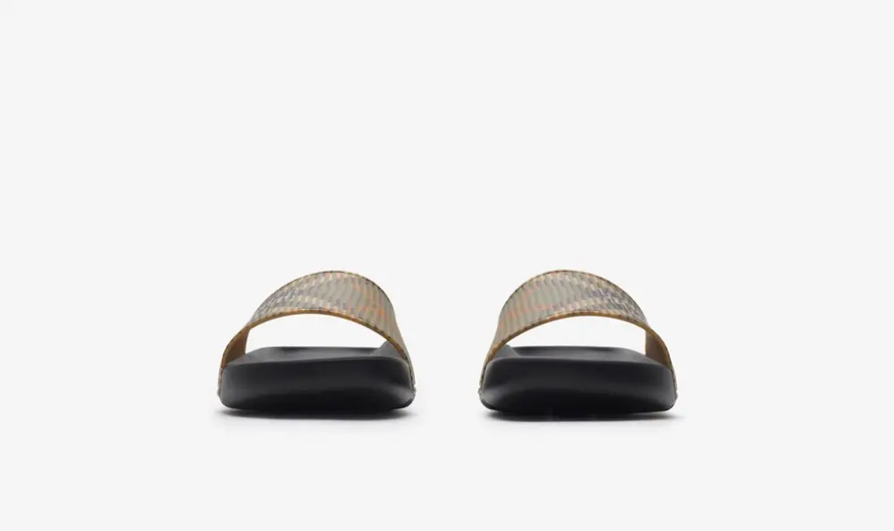 Dép Burberry Check Dive Slides 'Sand' 81021331 - Ảnh 5