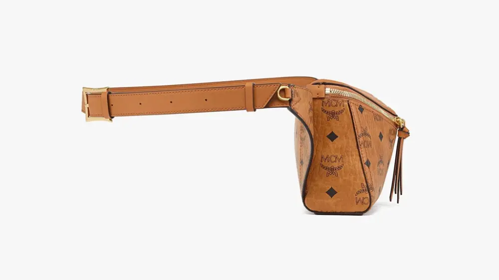 Túi MCM Diamond 3D Belt Bag 'Cognac' MWZFSAK04CO001 - Ảnh 5