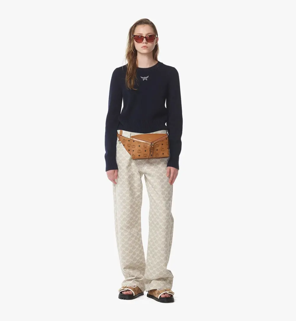 Túi MCM Diamond 3D Belt Bag 'Cognac' MWZFSAK04CO001 - Ảnh 3
