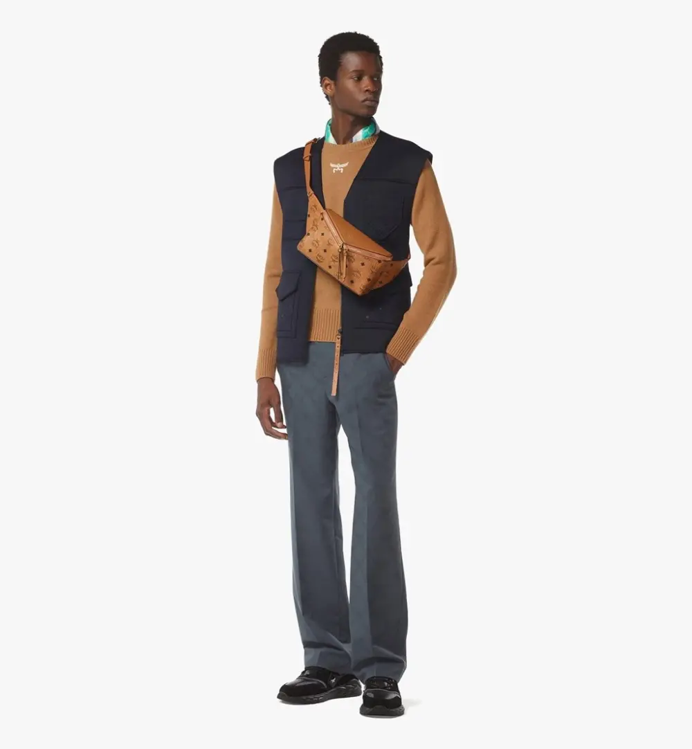 Alternative view of Túi MCM Diamond 3D Belt Bag 'Cognac' MWZFSAK04CO001