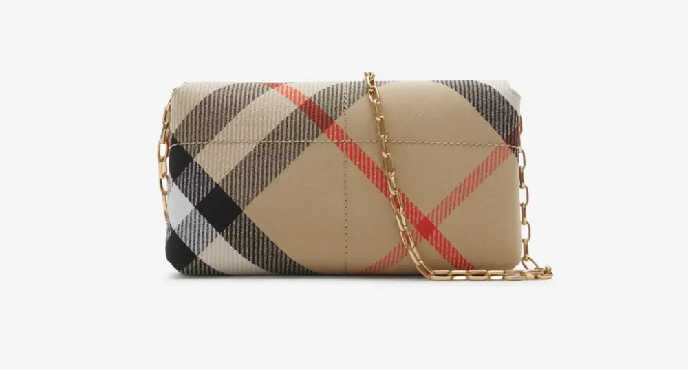 Túi Burberry Mini Snip Chain Bag ‘Sand’ 81036971 - Ảnh 5