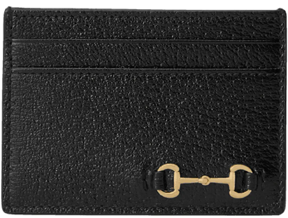 Ví Gucci Card Case Horsebit 'Black' 700469-DJ20G-1000