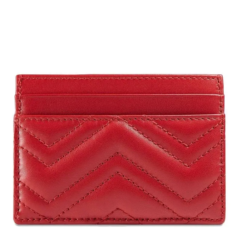 Ví Gucci GG Marmont Wallet 'Red' 443127-DTD1T-6433 - Ảnh 4