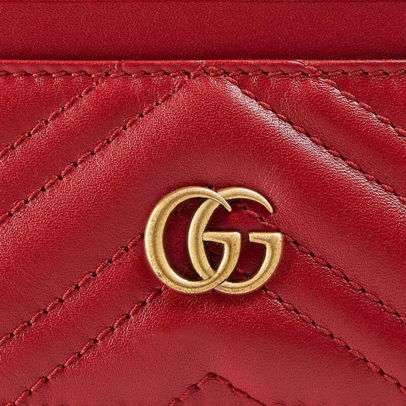Alternative view of Ví Gucci GG Marmont Wallet 'Red' 443127-DTD1T-6433